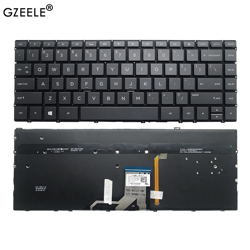 Клавиатура QH с подсветкой для ноутбука HP Spectre 13 AC ac000 x360 13t ac0xx ac023dx ac033dx ac063dx