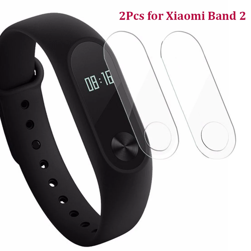 2Pcs Xiaomi Band 2 5 шт. для Xiaomi Mi Band 2 HD прозрачная защитная пленка для экрана Мягкий ТПУ гидрогель Смарт часы браслет защитные пленки - Цвет: 2Pcs Xiaomi Band 2