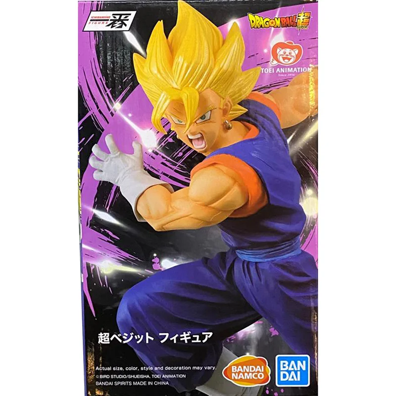 

18cm BANDAI Dragon Ball Z Anime Figure Super Saiyan Vegetto PVC Action Figure Collection Model Toy For Kids Gifts With Official