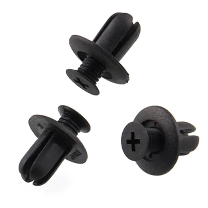 

120Pcs/Set 120*8mm Car Hole Plastic Rivets Fastener Fender Bumper Push Pin Clips Clip