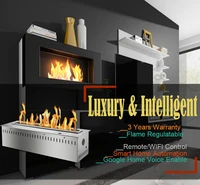 hot sale 36 inches intelligent bio ethanol burners remote fireplace decorative insert