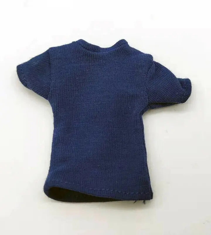 

Blue 1/12 Scale T-shirt Model for 6" Figure Doll
