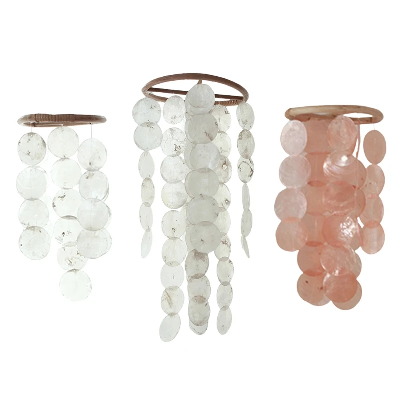 

Оболочка, колокольчики ветра, украшение комнаты в скандинавском стиле, подвесные ветряные колокольчики, настенная подвеска, Декор для дома,...