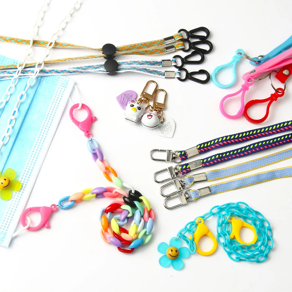 

10/20pcs Plastic Colorful Lamp Shape Buckle Snap Hook Lobster Clasp DIY Needlework Luggage Sewing Handmade Wholesale 36*22*6mm