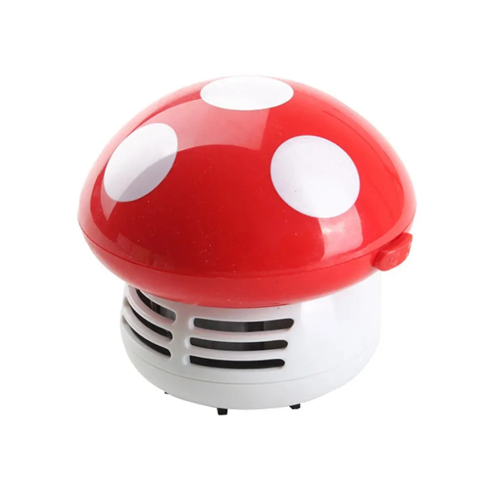 

Mini Vacuum Cleaner 6 Colors Cute Mini Mushroom Corner Desk Table Dust Vacuum Cleaner For Car Home Computer Sweeper