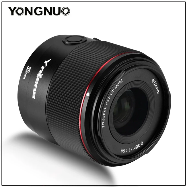 Объектив для камеры Yongnuo YN 35 мм F2S DF DSM AF MF фокус большая апертура объектив Sony E mount