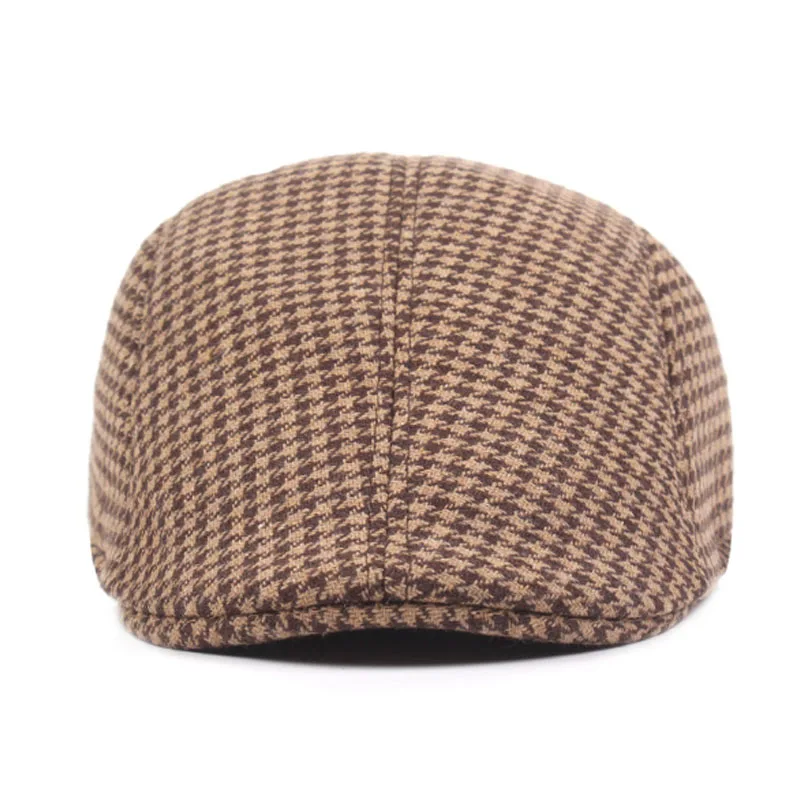 Осенняя и зимняя шляпа с полями мужской берет рисунком для взрослых крутая