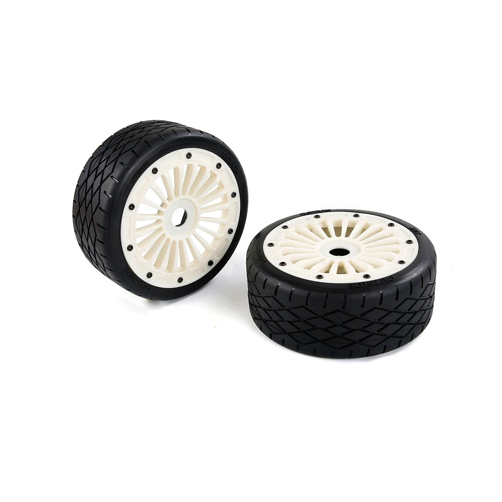 На дороге шины и нейлона для центрального движения колеса 2 шт. 1/5 Rovan F5 грузовик