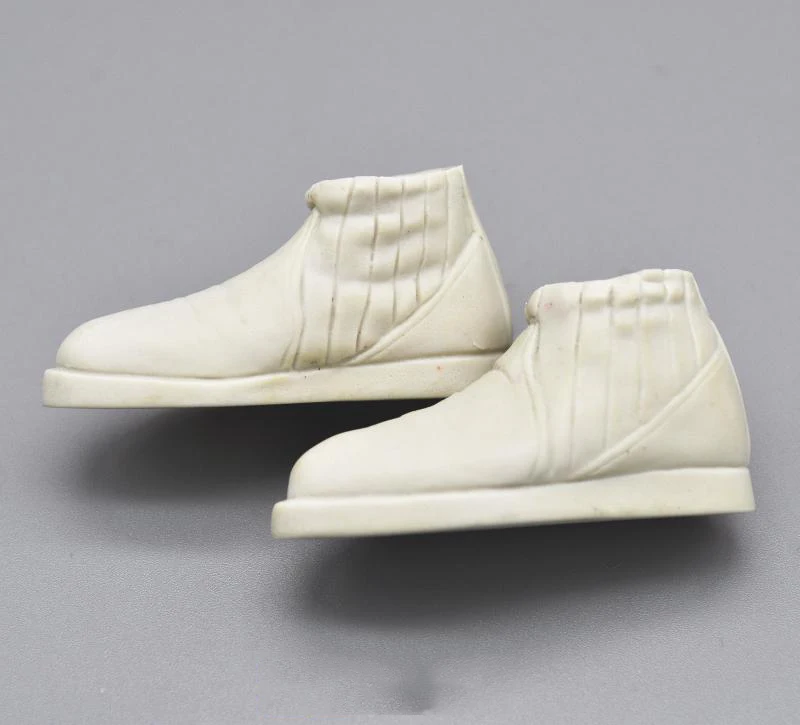 

Best Sell Model 1/6th Fashion Style Of Skywalker Combat Battle Angel Boots Off White Hollow Shoes For Fans