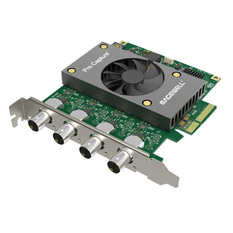 

2019 одновременная захват четырехъядерный SD/HD/3G SDI видеозахват карта PCI Express 1080p 60fps видеозахват 4ch