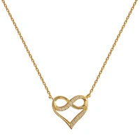 heart shape 18k yellow gold pendant necklace for women love heart clavicle chain gold necklace valentines day fine jewelry gift