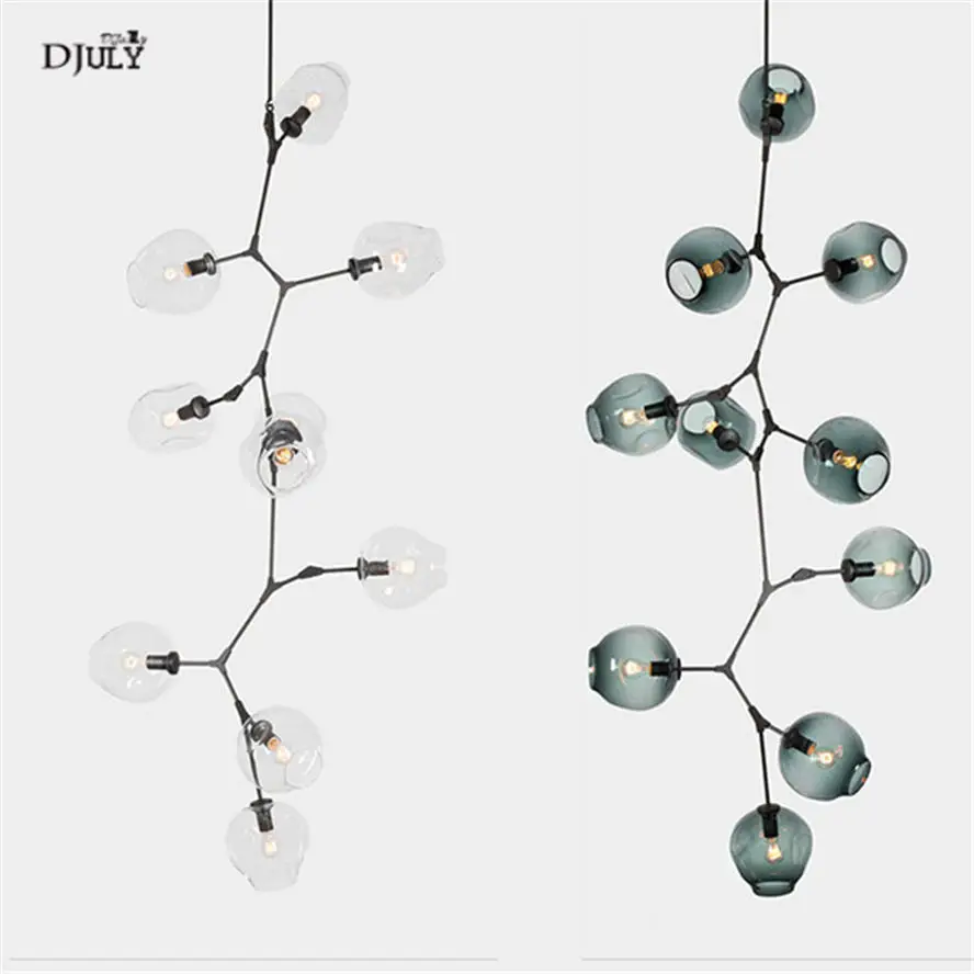 Скандинавский дизайн стеклянные Пузырьковые подвесные светильники для