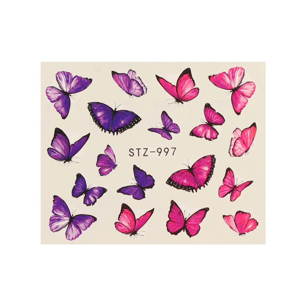 30 листов летние яркие Серебристые фотообои для дизайна ногтей наклейки