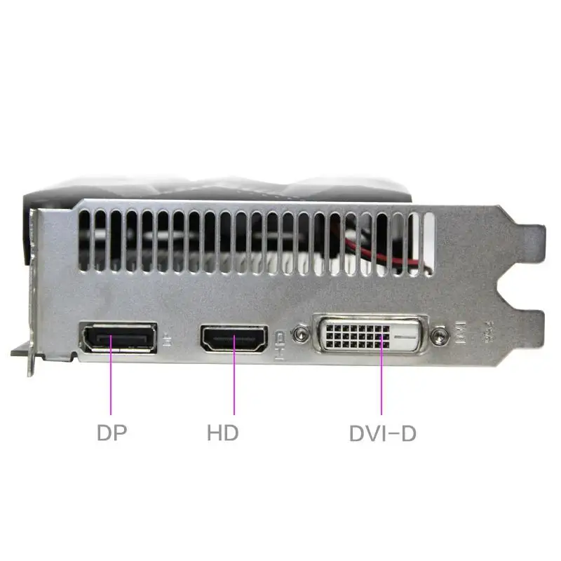 Verkaufen Yeston Radeon Mini RX560D GPU 4GB GDDR5 TA 128bit Gaming Desktop Computer Video Graphics Karten Unterstützung VGA/DVI-D/HDMI PCI-E 3,0