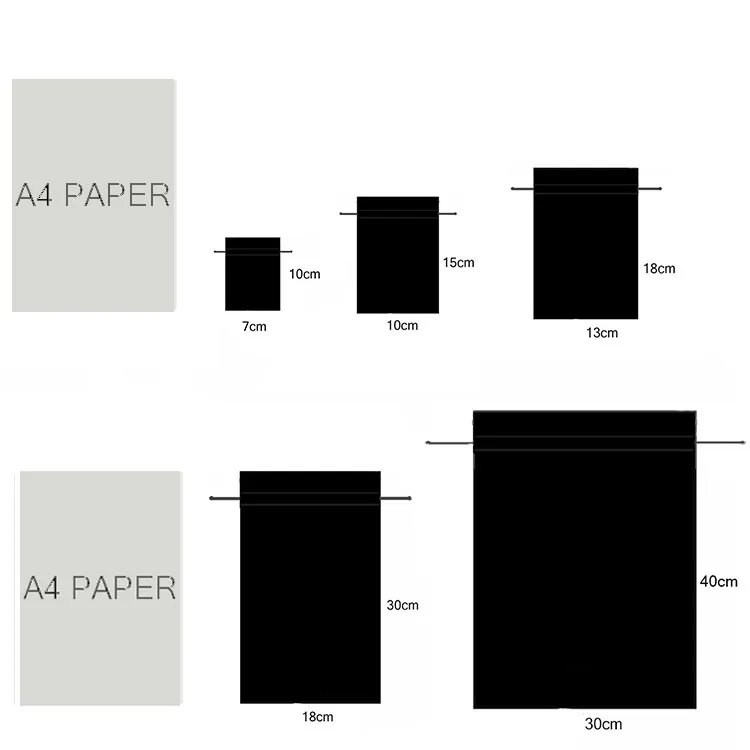 Атласные сумки на шнурке для ювелирных изделий косметики подарков свадьбы