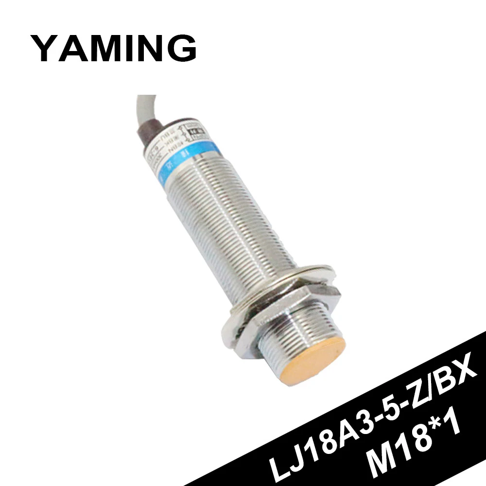 LJ18A3 5 Z/BX датчик приближения DC три провода NPN без металлического датчика M18