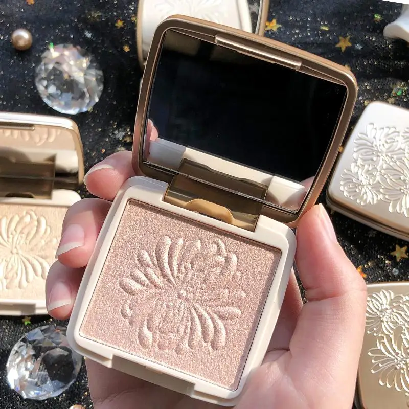 Novo стереоскопическая блестящая пудра макияж для девичьего лица 6 цветов лицо