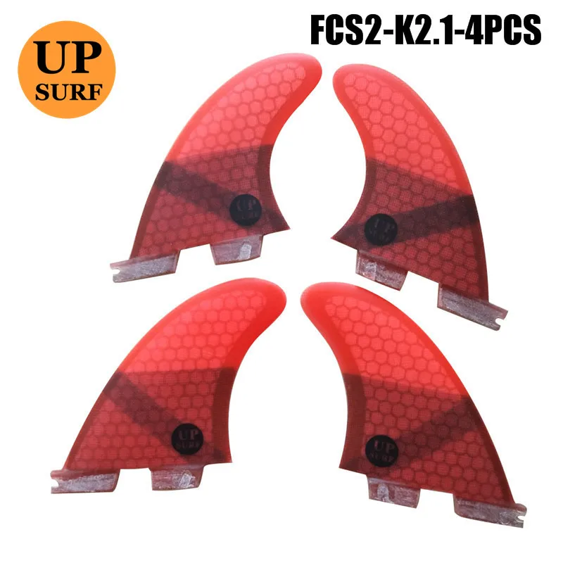k2.1 4pcs red Плавники для серфинга G7/G5/Gl/K2.1 fcs ii плавники fcs 2 quad quilla surf fcs2 surf gl плавники fcs 2 quad 4 штуки quad - Цвет: k2.1 4pcs red