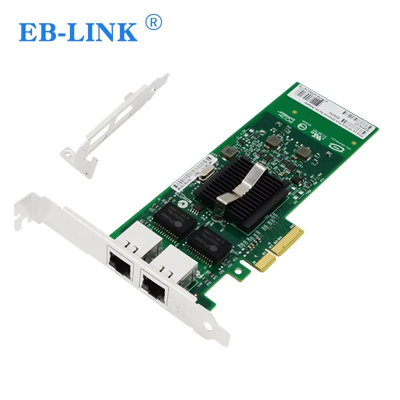 Гигабитный серверный адаптер с двумя портами PCI-EX4 1 Гбит/с Intel 82576EB E1G42ET/EF E1G44ET |