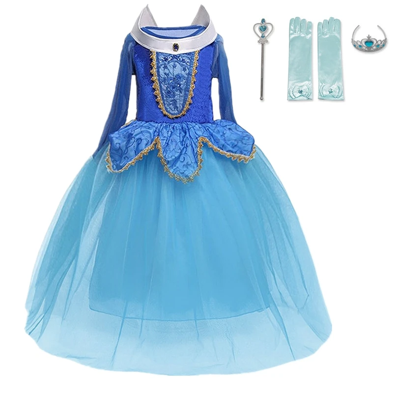 4-10y Little Girl Cosplay Costume for Fairy Beauty Princess Dress Kids Party Wear Children Role-play Dresses | Детская одежда и