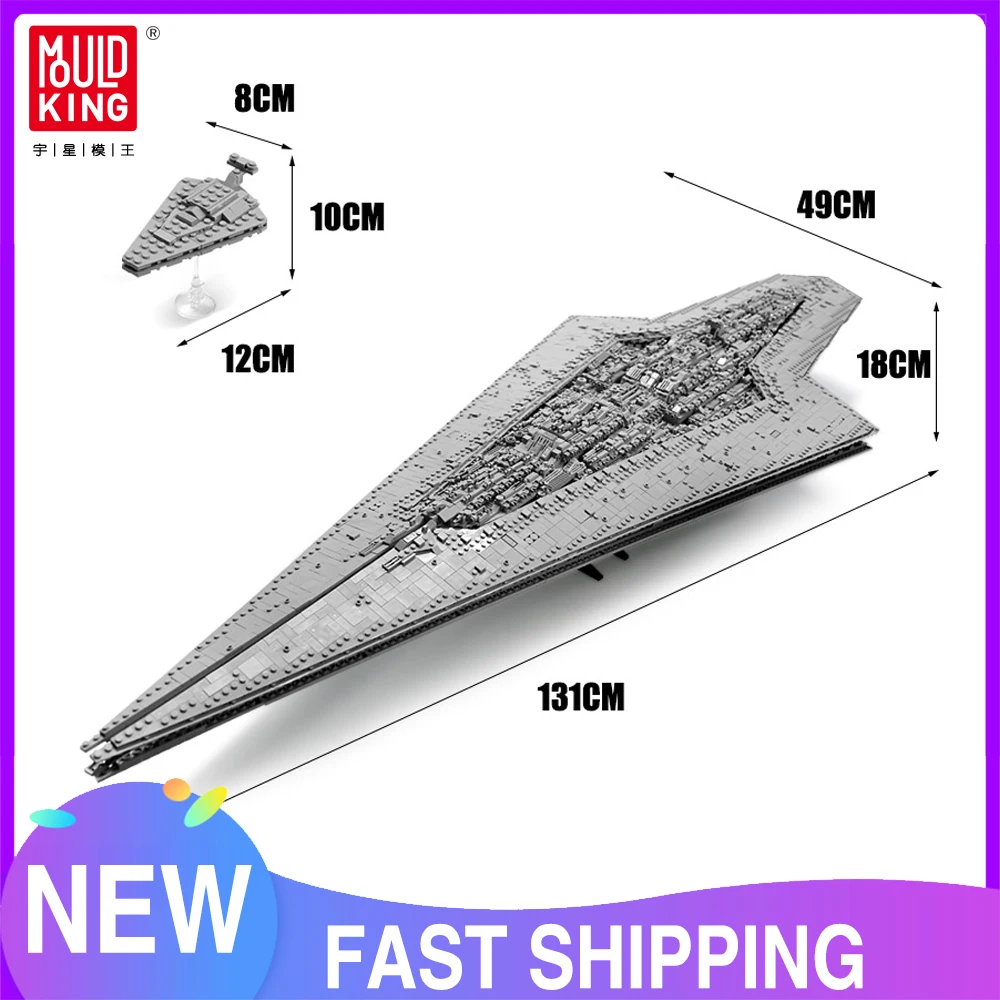 

Mould King 13134 Star Destroyer Set MOC-15881 The Executor Class Star Dreadnought Ship Toys Building Blocks Kids Birthday Gifts
