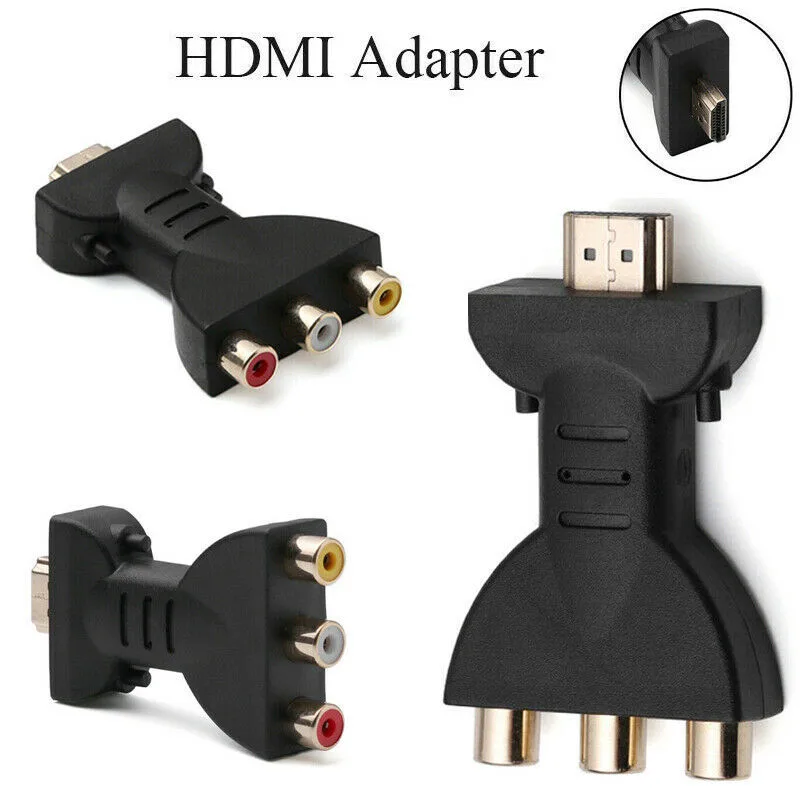 MINI HDMI в 3RCA CVBS композитный видео AV конвертер адаптер ТВ PS3 VHS VCR | Электроника