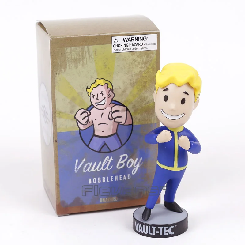 F Unarmed Fallout хранилище мальчик качающаяся голова ПВХ фигурка Коллекционная модель игрушки Brinquedos 7 видов стилей - Цвет: F Unarmed