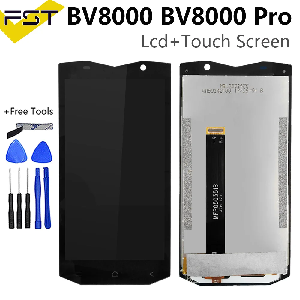 Оптовая цена ЖК экран для Blackview BV8000/BV8000 Pro Lcd с кодирующий преобразователь