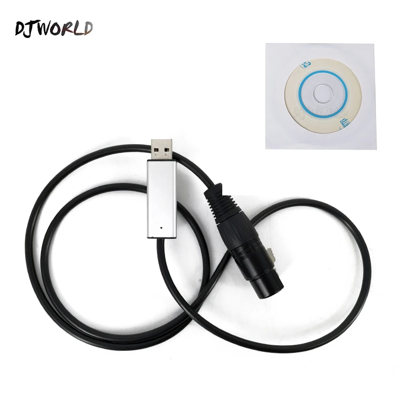 Интерфейсный адаптер USB для DMX сценический светильник компьютера ПК | Лампы и