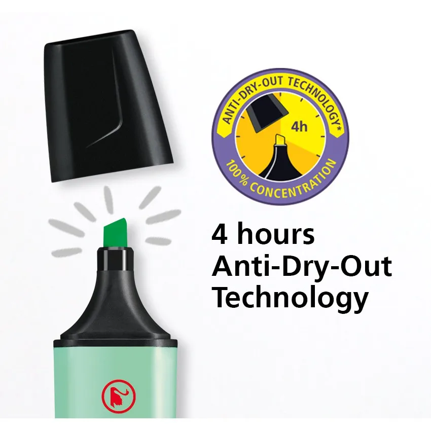 STABILO BOSS оригинальные пастельные маркеры и текстовые технология: защита в течение