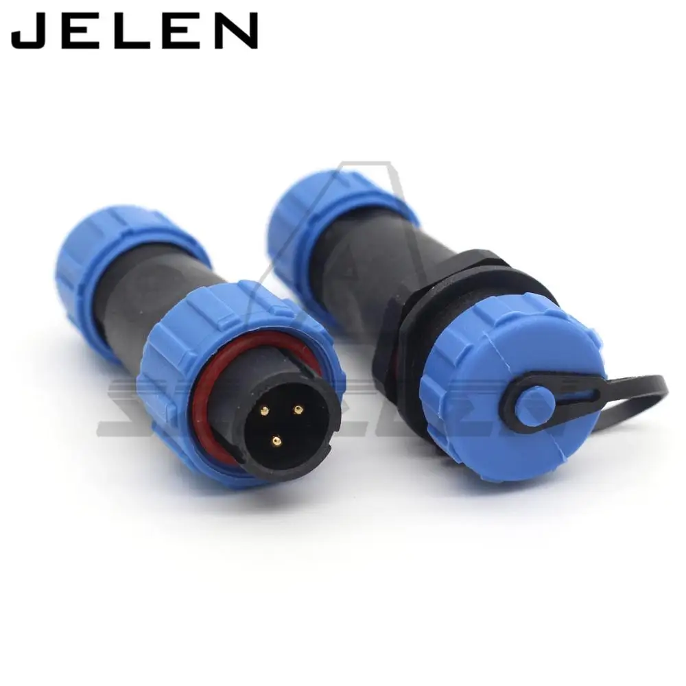 Sp13 3 контактный водонепроницаемый авиационный разъем док для кабеля питания