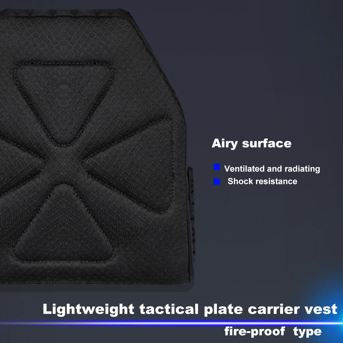 

UTA Universal Armoured Lightweight Tactical Vest - Black Flame Retardant Type
