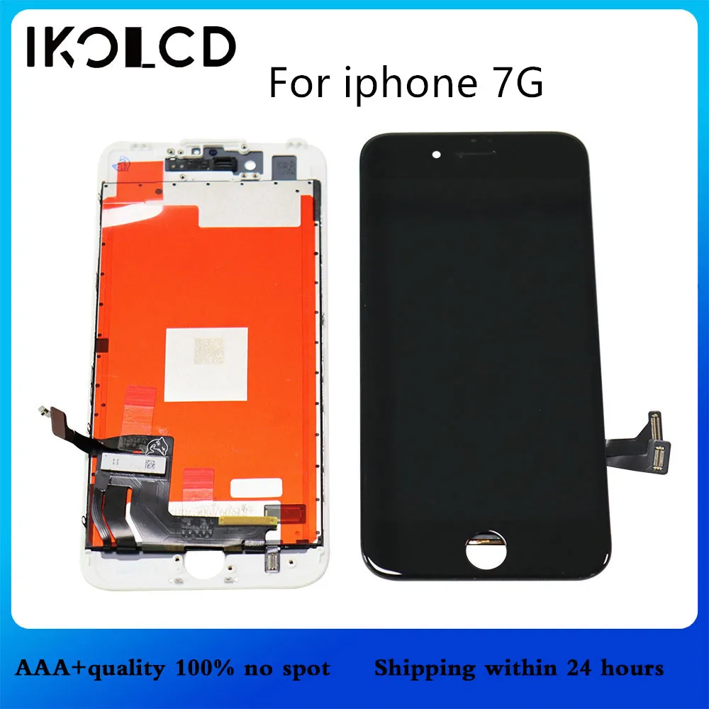 ЖК-дисплей для iphone 7 сменный ЖКД кодирующий преобразователь сенсорного экрана в