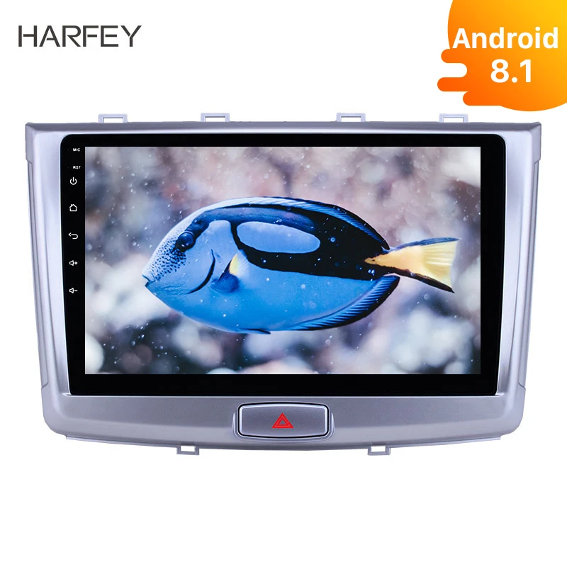 Harfey 10 1 &quotультратонкий Автомобильный мультимедийный плеер Android 8 автомобильное
