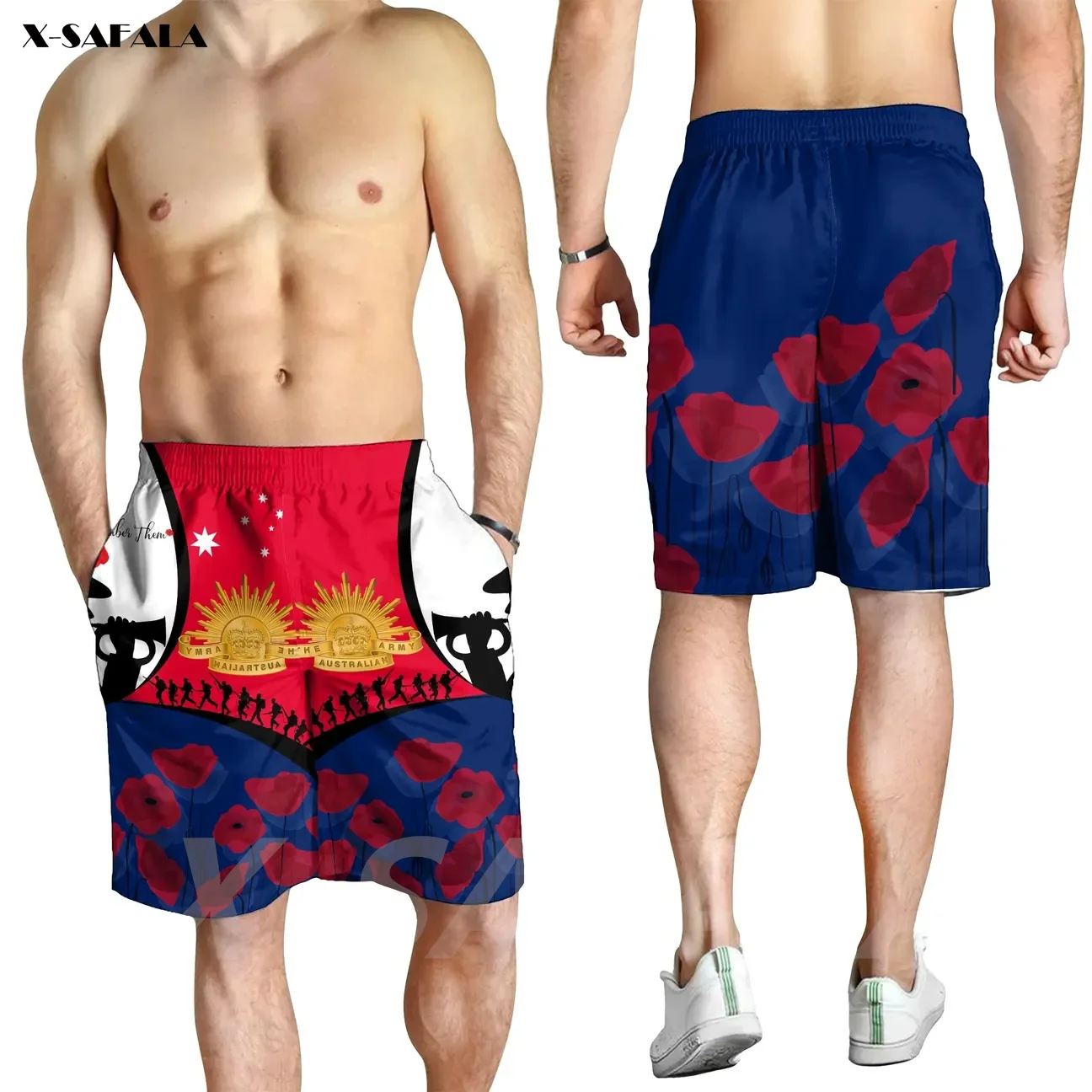 

Love Aboriginal 2021 Australia 3D Printed Man Male Running Shorts Street Wear Elastic Waist Summer Beach Drawstring Jogger Pants