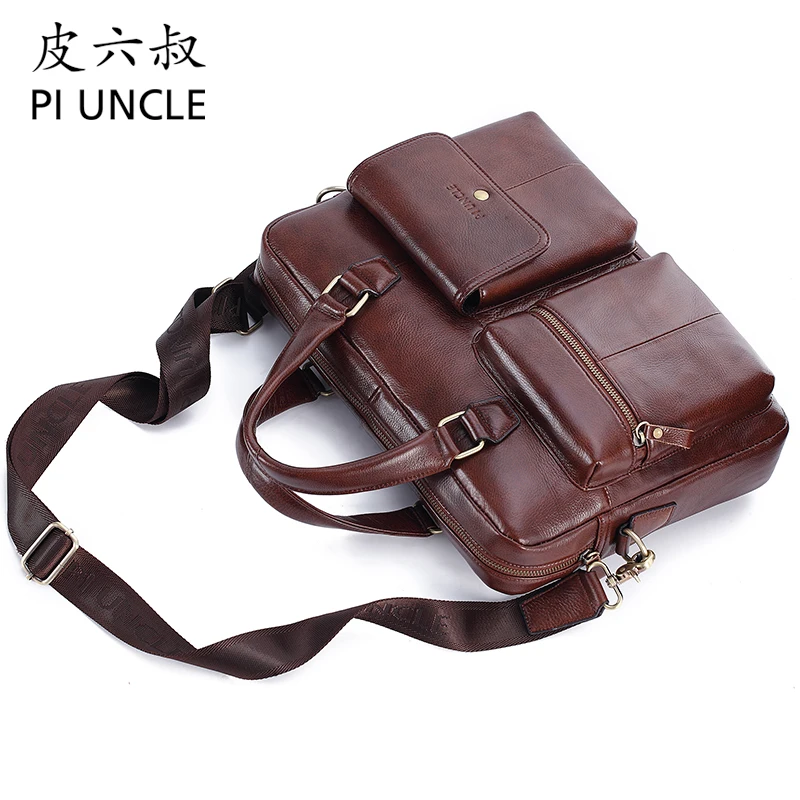 Портфель мужской из натуральной кожи под ноутбук |