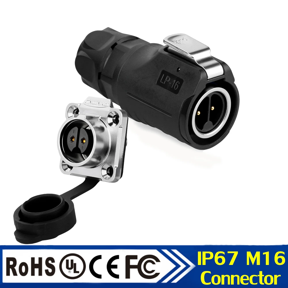 Водонепроницаемый панельный разъем M16 авиационный Электрический паяльный