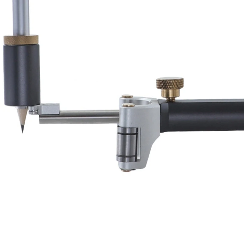 

Woodworking Linear Arc Dual-Purpose Scriber Ruler Parallel Line Drawing Measuring Gauge DIY Wood Scribe Tools