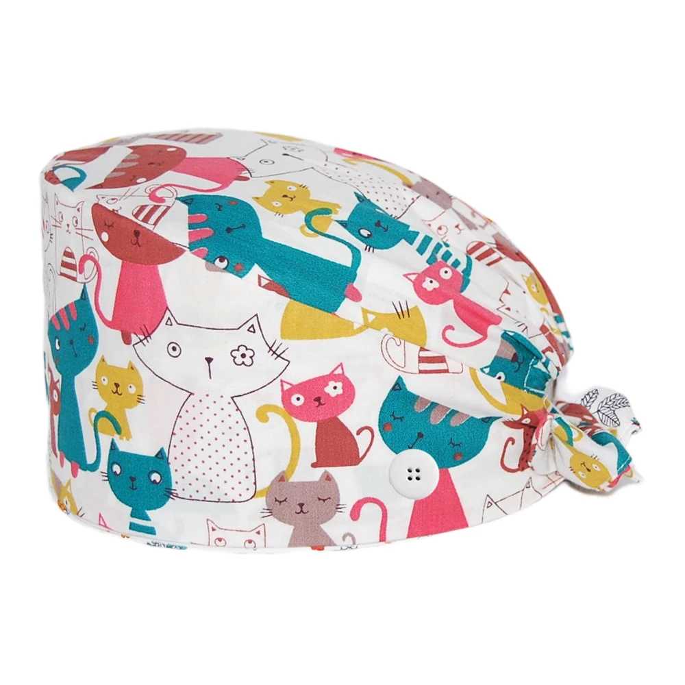 Хирургическая Кепка с аниме принтом шапка для ухода за спиной регулируемая s