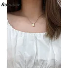 Женское простое геометрическое ожерелье Ropuhov, серебро 2021 пробы, цепочка до ключиц в стиле ретро, 925