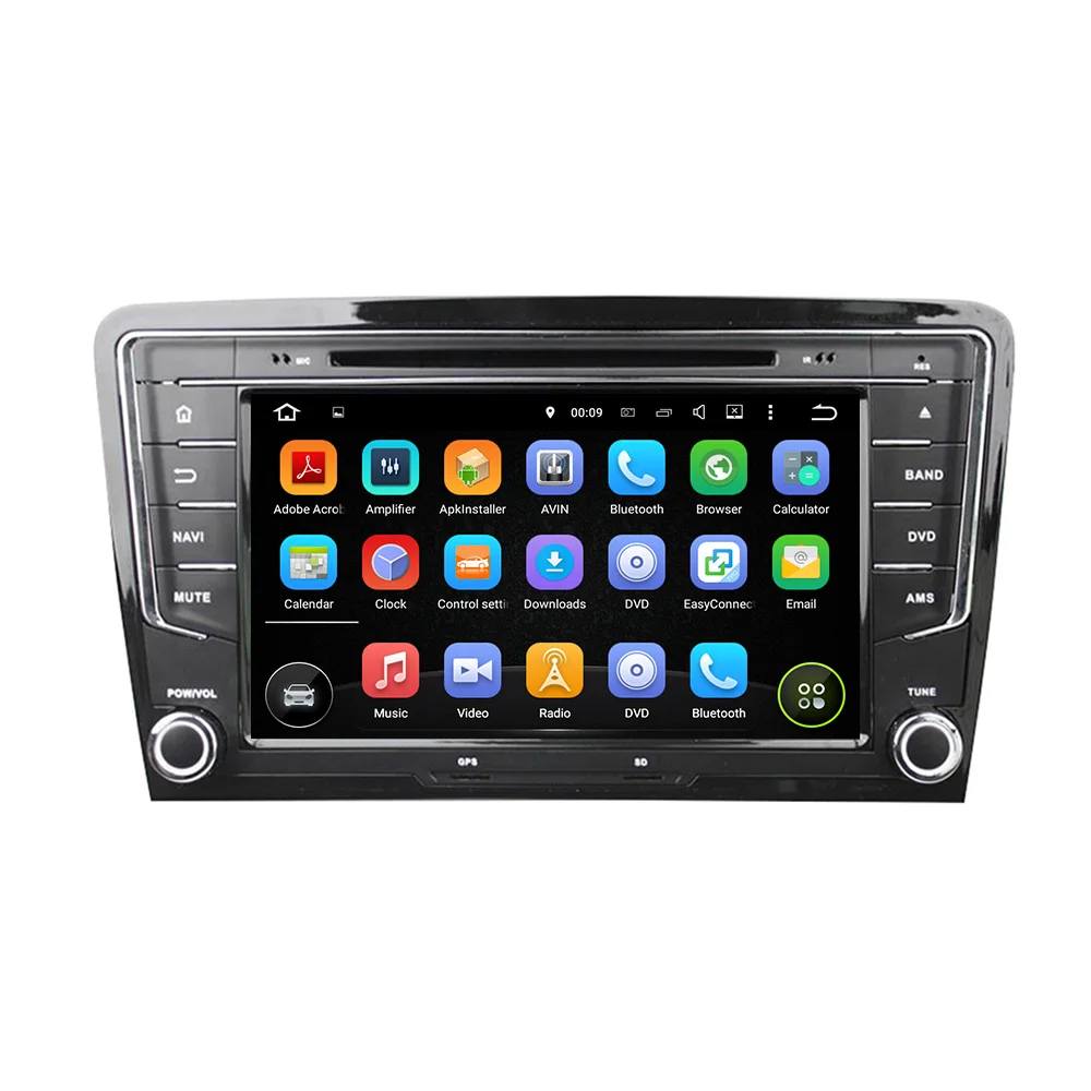 Автомобильный мультимедийный плеер DVD-плеер на Android 9 0 с 6-ядерным процессором 8