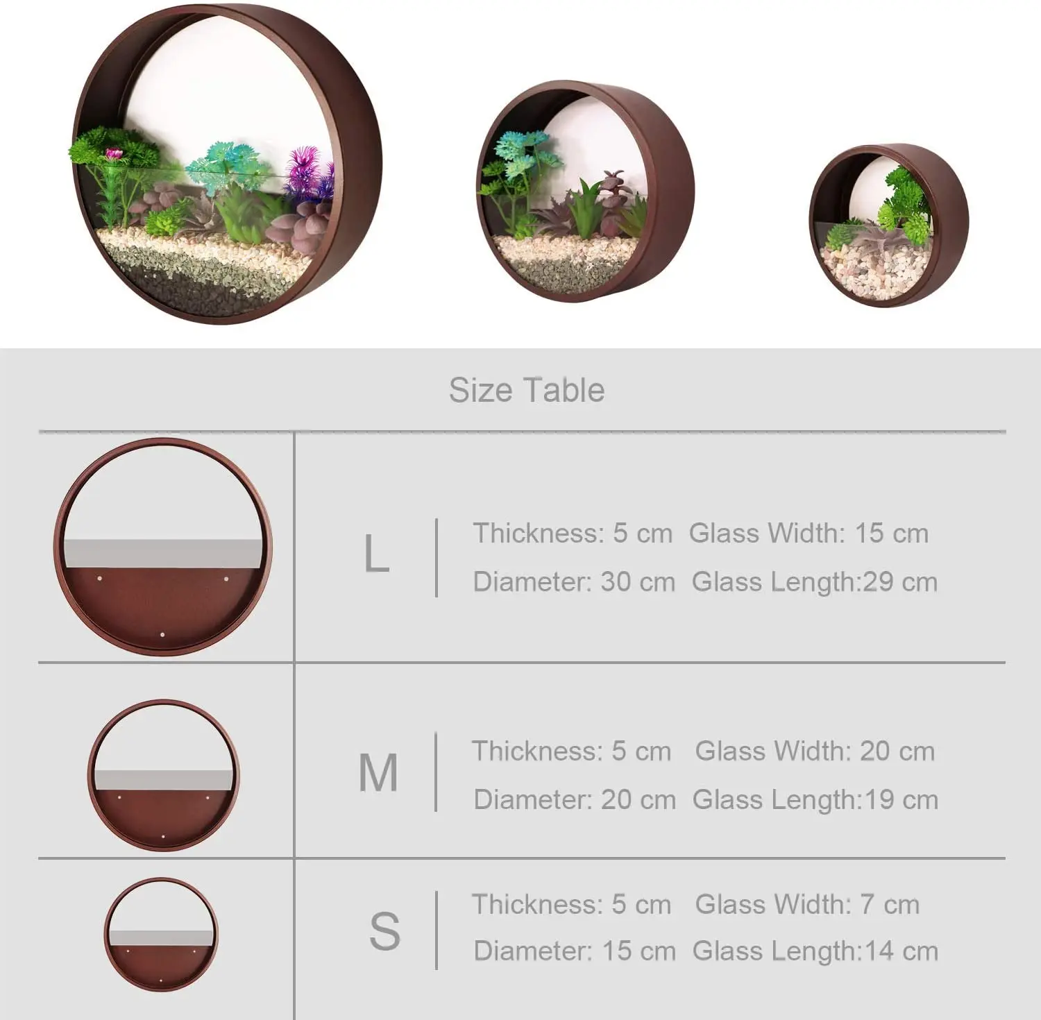 Современная круглая железная настенная ваза домашний декор для гостиной