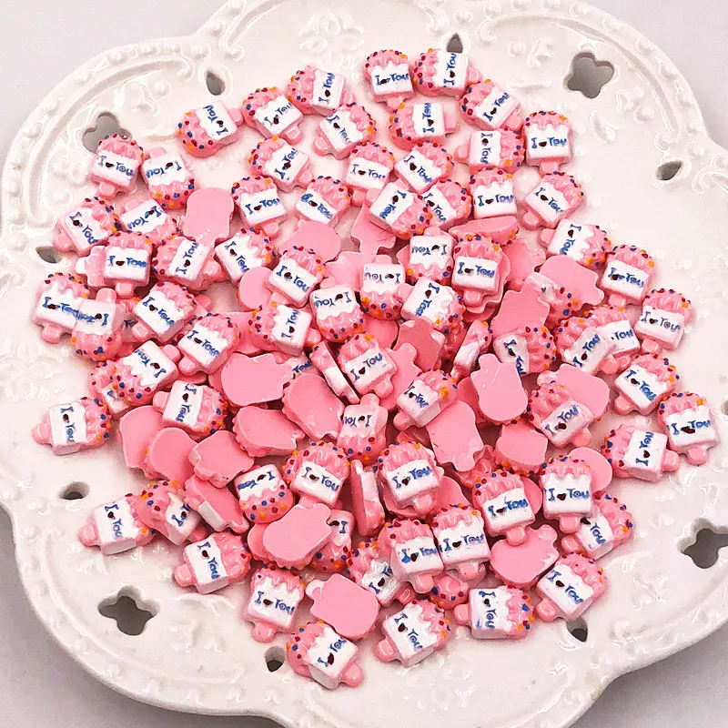 30 шт. конфеты мороженое полимерные украшения поделки с плоским основанием