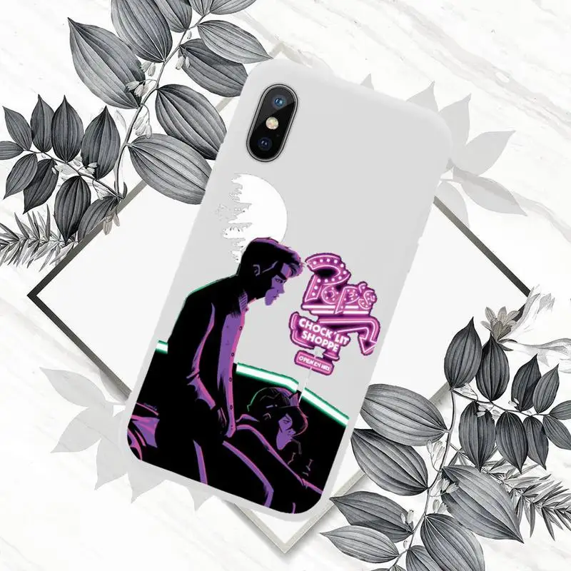 

American TV Riverdale Phone Case Candy Color for iPhone 6 7 8 11 12 s mini pro X XS XR MAX Plus