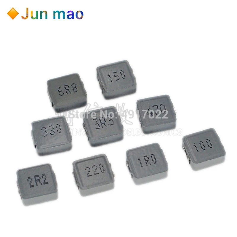 10pcs SMD Power Inductors 0520 1UH 2.2UH 3.3UH 4.7UH 6.8UH 10UH Chip Inductor 5*5*2 1R0 2R2 3R3 4R7 6R8 100 | Инструменты