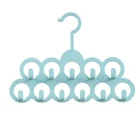 Нескользящая Многофункциональная вешалка для шарфов, 11 петель