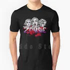 Я зомби футболка Для мужчин хлопок S-6Xl стрелять зомби с надписью I Love зомби едят мозг зомби вентилятор Dead Зомби