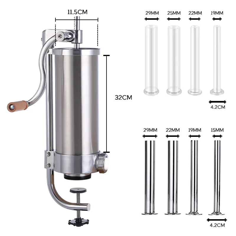 Настольный шприц для наполнения сосисок (3кг)|sausage meat stuffer|meat stufferssausage maker |