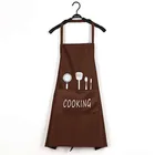 Фартуки унисекс, Кухонные фартуки, домашний нагрудник для ресторана, хлопчатобумажные фартуки