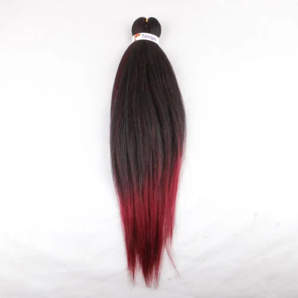 Большие синтетические косы с эффектом деграде (переход от темного к светлому)